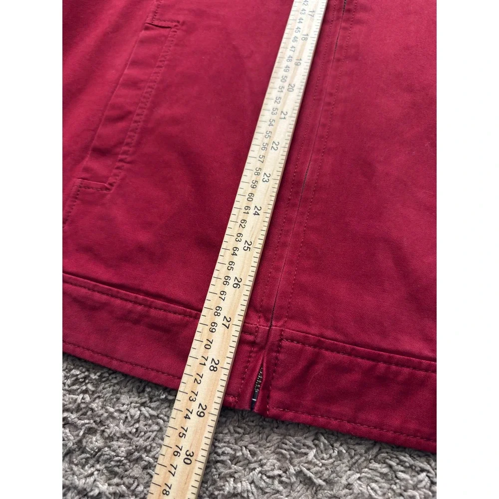 Santa Barbara Polo & Racquet Club Mens Red Harrington Jacket  Sz 175/92B